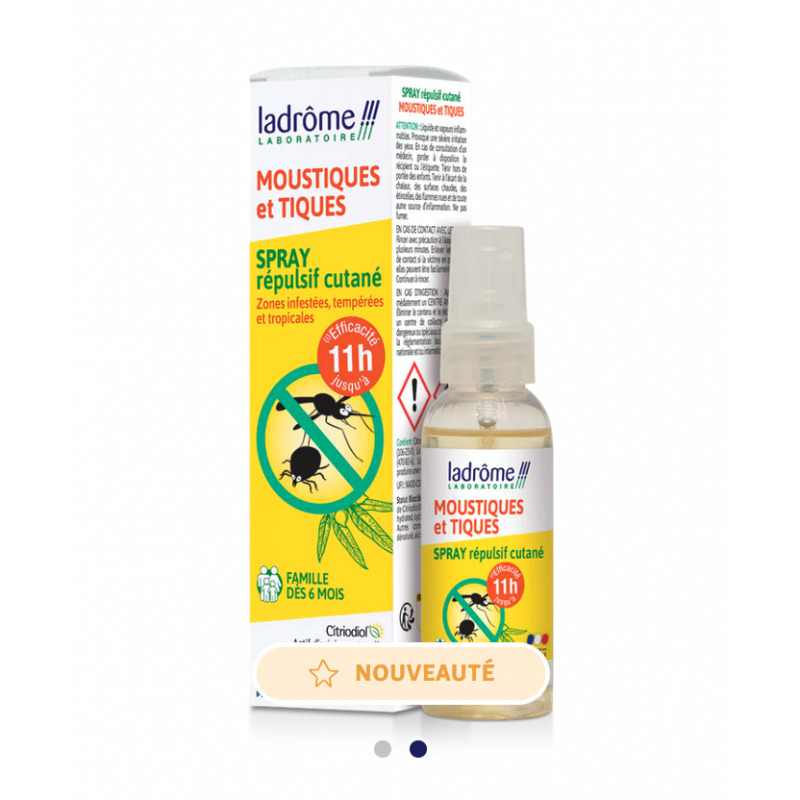 Spray moustiques-tiques