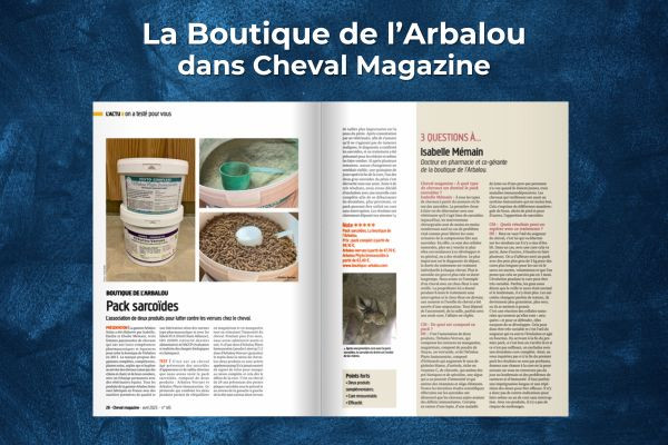 Cheval magazine teste notre pack sarcoide.