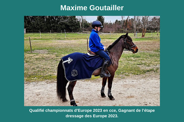 Nouveau cavalier de complet poney avec Maxime Goutailler.