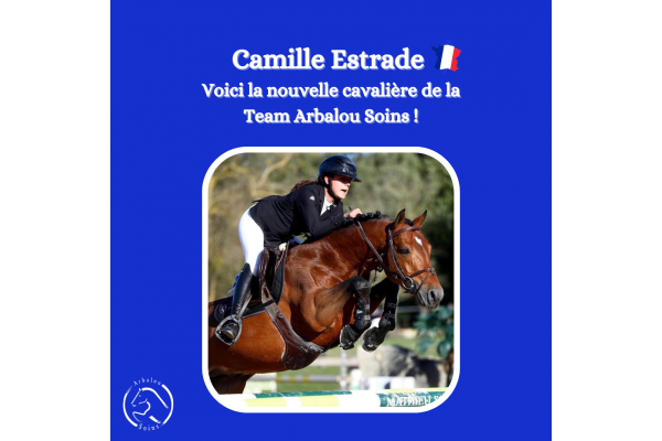 Camille Estrade rejoint la team Arbalou Soins avec ses poneys.