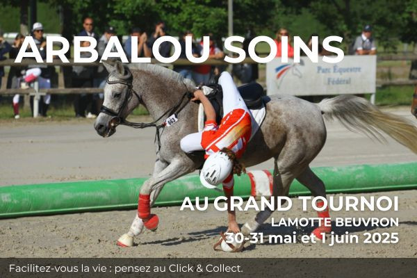 Arbalou Soins expose lors du Grand Tournoi de Lamotte-Beuvron.