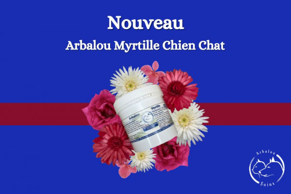 Nouveau : Myrtille pour chien et chat